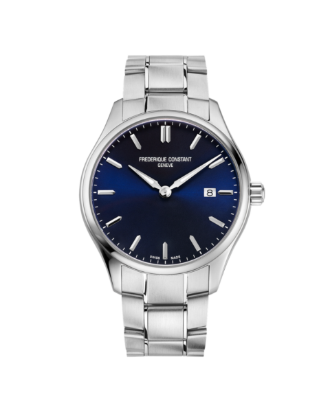 relógio frederique constant classics blue