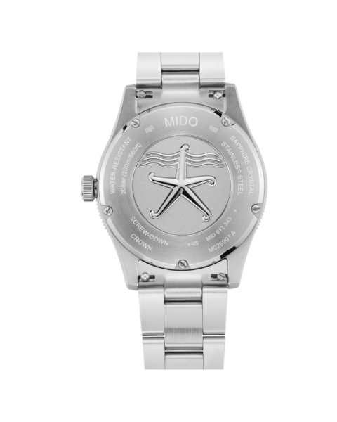 relógio mido ocean star automático preto