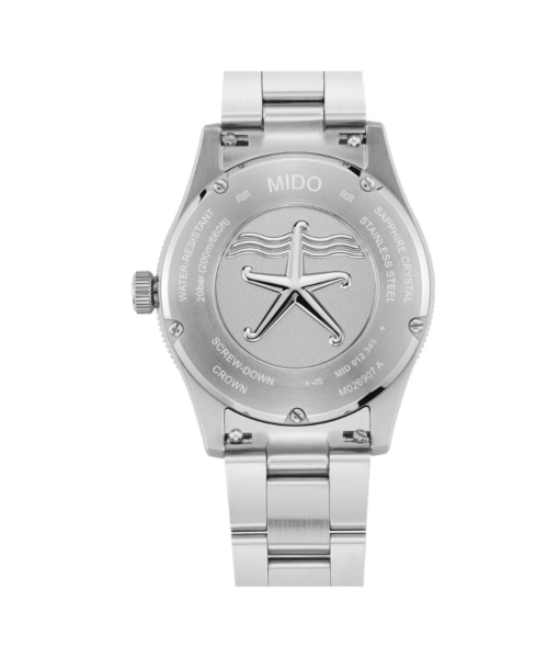relógio mido ocean star automático preto