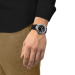 relógio tissot t race powermatic 80 black dial 41mm
