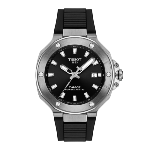 relógio tissot t race powermatic 80 black dial 41mm
