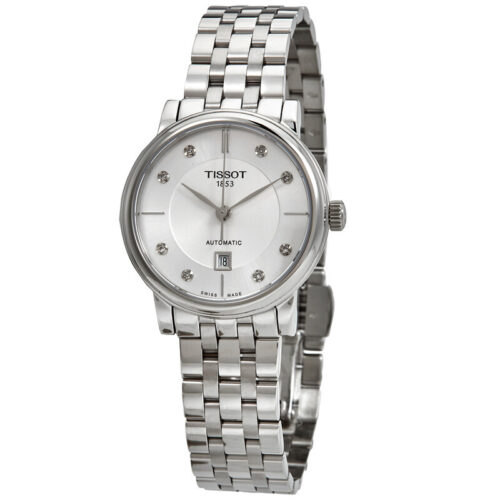 relógio tissot carson premium automatic diamond