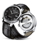 relógio tissot le locle powermatic 80 automático preto