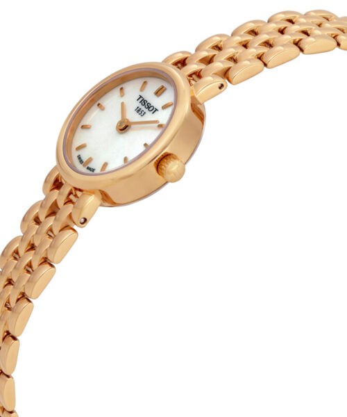 relógio tissot lovely round mother of pearl