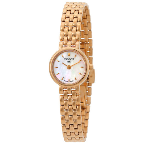 relógio tissot lovely round mother of pearl