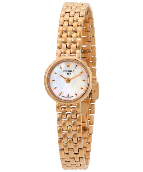 relógio tissot lovely round mother of pearl