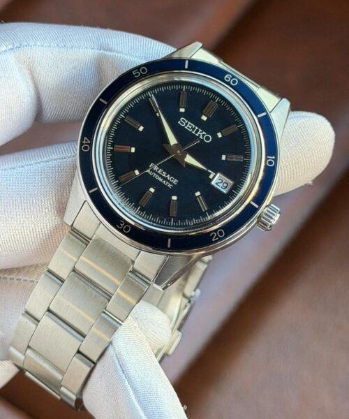 relógio seiko presage style60’s "grand chrono" (cópia)