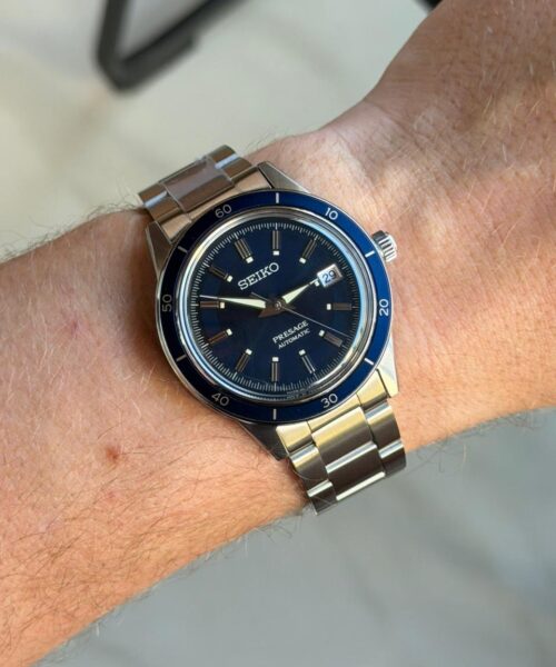 relógio seiko presage style60’s "grand chrono" (cópia)