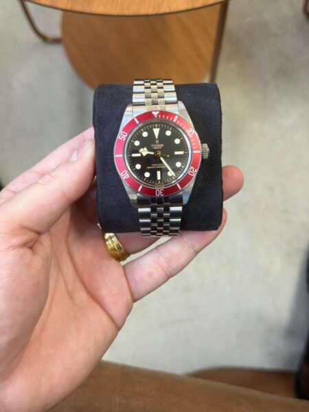 relógio tudor black bay heritage red