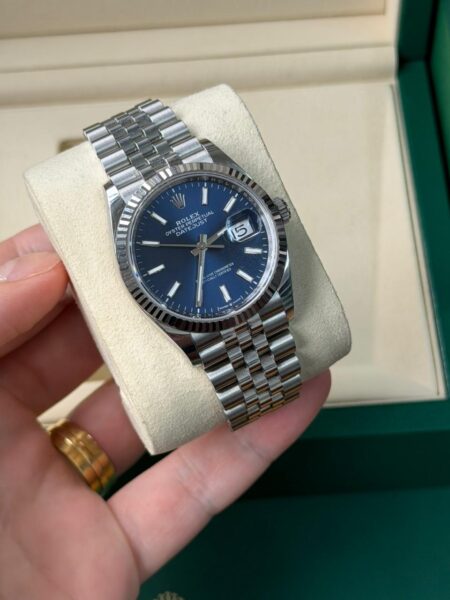 relógio rolex datejust 36 blue dial