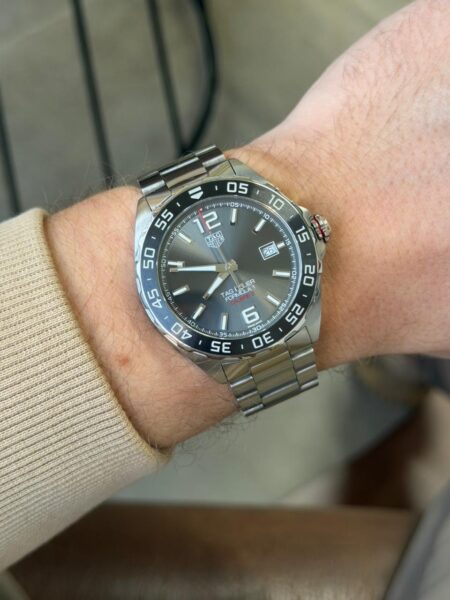 relógio tag heuer fórmula 1 grey automatico