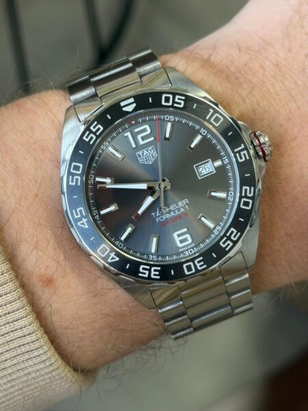 relógio tag heuer fórmula 1 grey automatico
