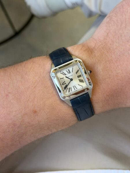 relógio cartier santos green dial (cópia)