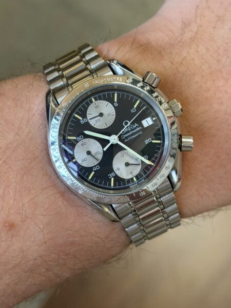 omega speedmaster date automatic panda