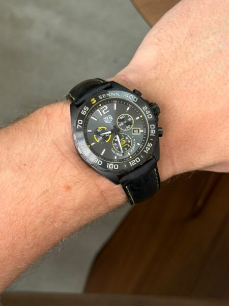relógio tag heuer fórmula 1 edição especial senna