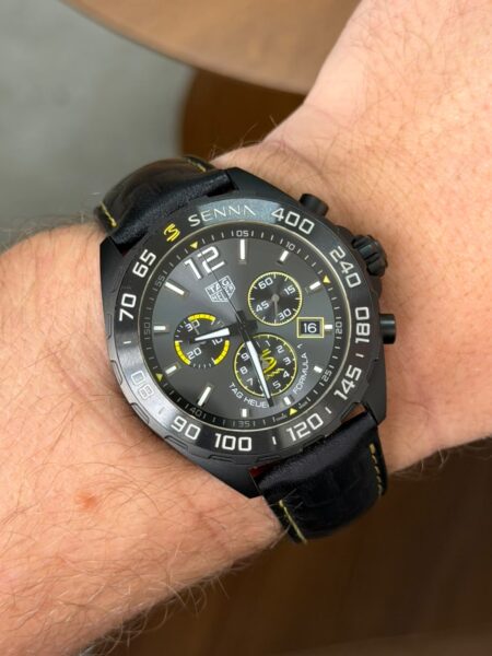 relógio tag heuer fórmula 1 edição especial senna