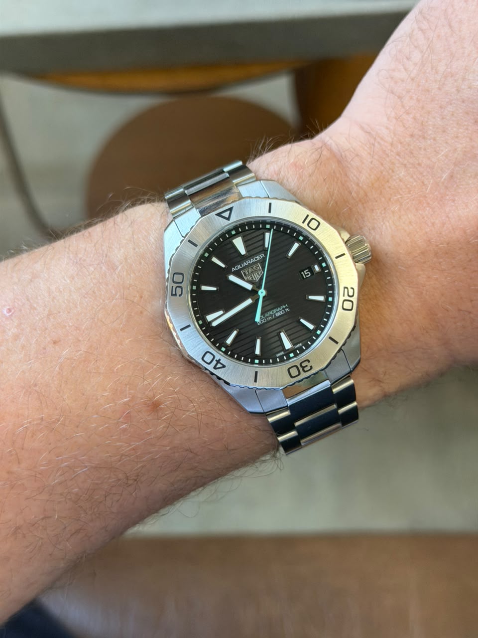relógio tag heuer aquaracer professional 200 solargraph