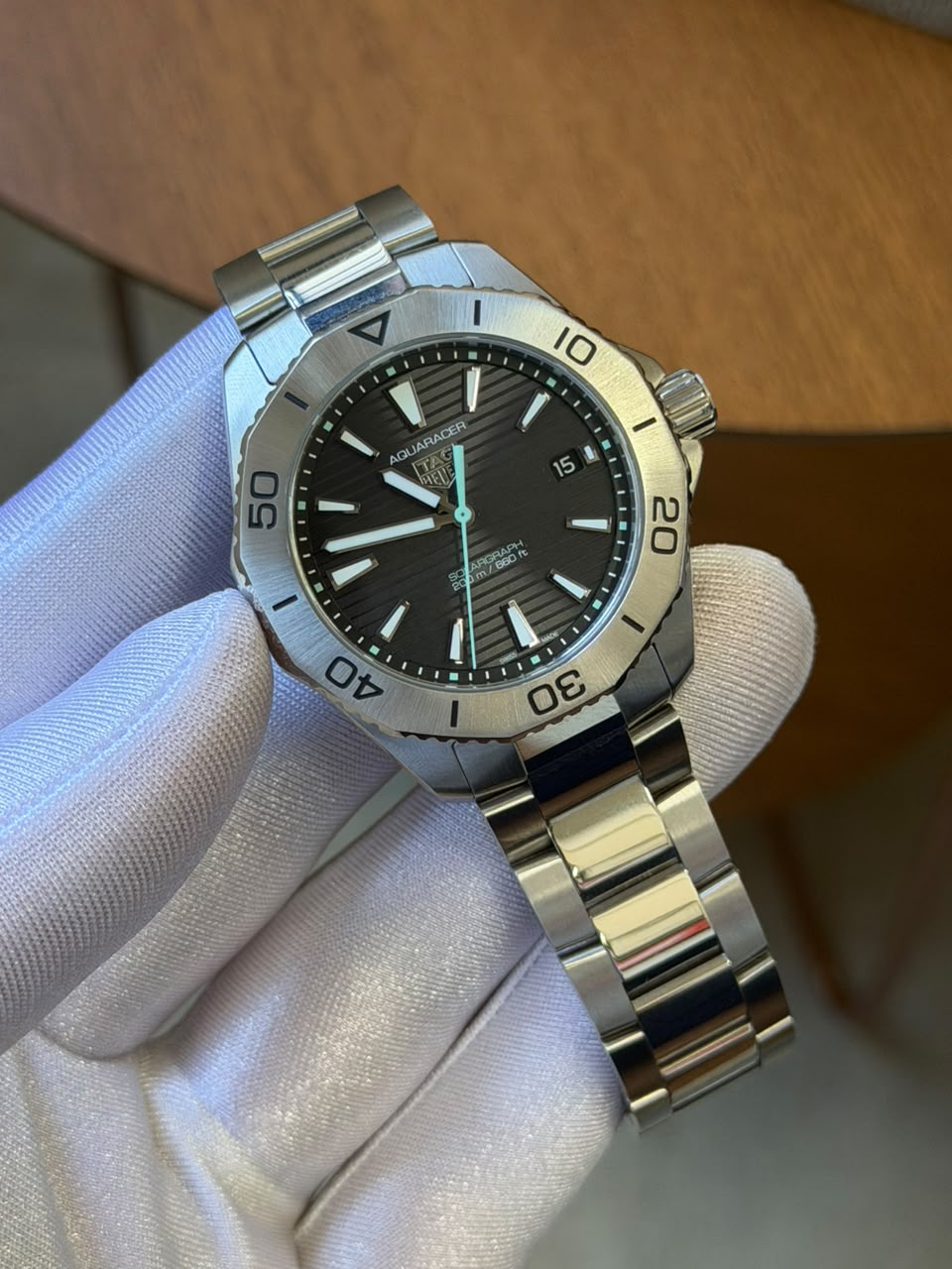 relógio tag heuer aquaracer professional 200 solargraph