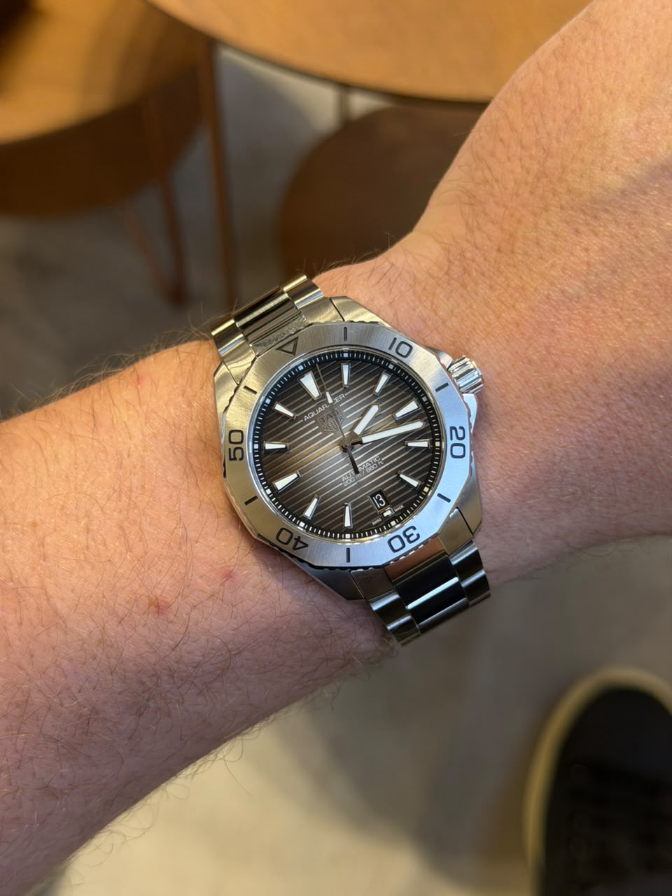tag heuer aquaracer professional 200 "grey"